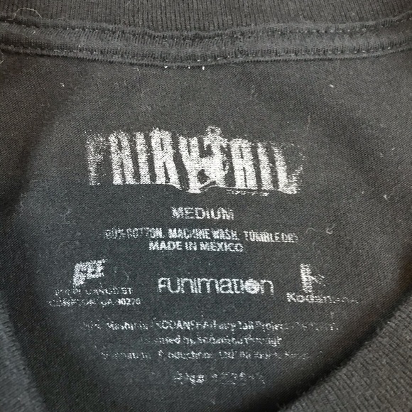 Fairy Tail Adventures Of A Guild Of Wizards In A World Of Magic Black Shirt Sz M - Picture 3 of 4